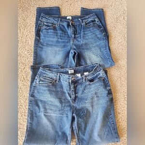 Time And Tru Jeans Straight Leg Sz 14 Short